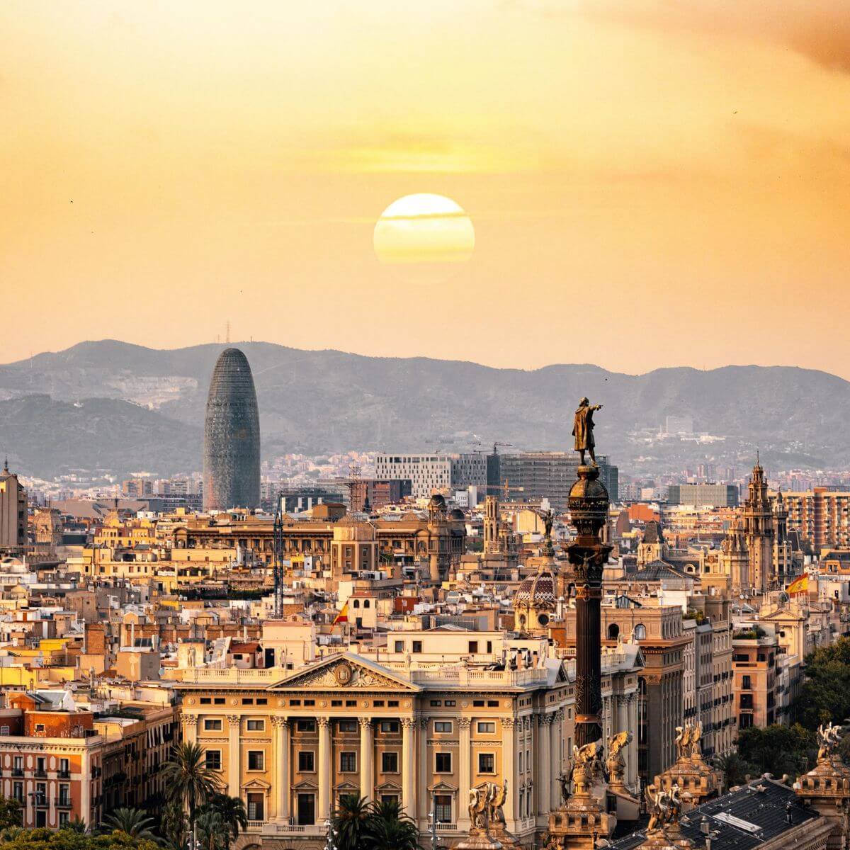 Barcelona skyline